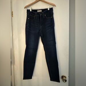 Madewell 9in high rise skinny jean